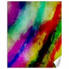 Colorful Abstract Paint Splats Background Canvas 16  X 20   by Simbadda