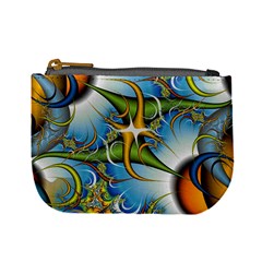 Random Fractal Background Image Mini Coin Purses by Simbadda