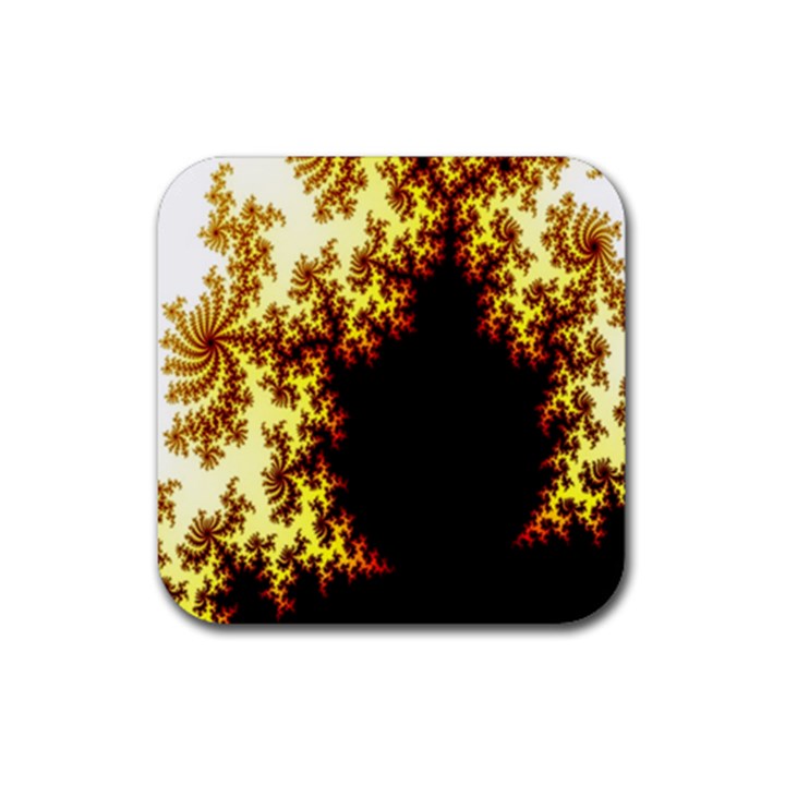 A Fractal Image Rubber Coaster (Square) 