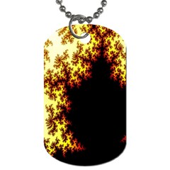 A Fractal Image Dog Tag (two Sides) by Simbadda