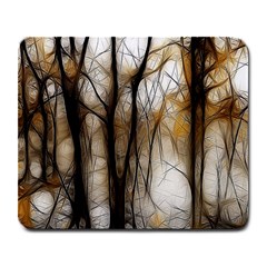 Fall Forest Artistic Background Large Mousepads by Simbadda