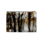 Fall Forest Artistic Background Cosmetic Bag (Medium)  Back