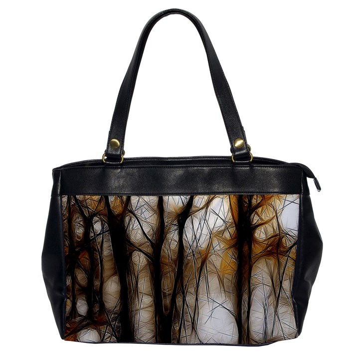 Fall Forest Artistic Background Office Handbags