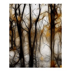 Fall Forest Artistic Background Shower Curtain 60  X 72  (medium)  by Simbadda