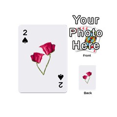 Red Roses Photo Playing Cards 54 (mini)  by dflcprints