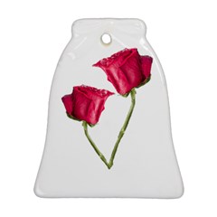 Red Roses Photo Ornament (bell) by dflcprints