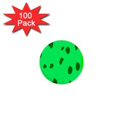 Alien Spon Green 1  Mini Buttons (100 Pack)  by Alisyart