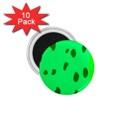 Alien Spon Green 1 75  Magnets (10 Pack) 