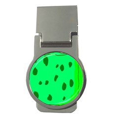 Alien Spon Green Money Clips (round) 