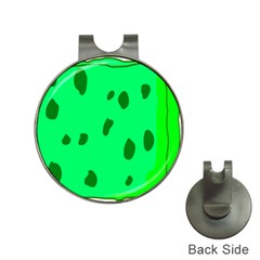 Alien Spon Green Hat Clips With Golf Markers