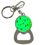 Alien Spon Green Button Necklaces Front