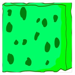 Alien Spon Green Large Satin Scarf (square)