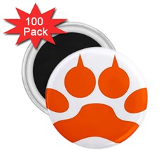 Bear Paw 2 25  Magnets (100 Pack) 