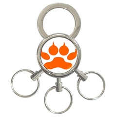 Bear Paw 3-ring Key Chains