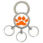 Bear Paw 3-Ring Key Chains Front