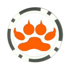 Bear Paw Poker Chip Card Guard