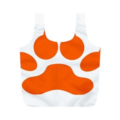 Bear Paw Full Print Recycle Bags (m)  by Alisyart