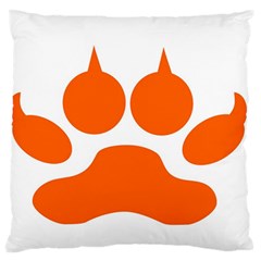 Bear Paw Standard Flano Cushion Case (two Sides) by Alisyart