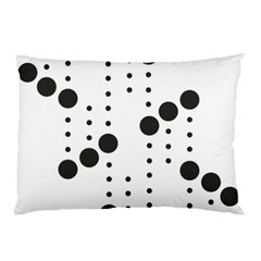 Black Circle Pillow Case (two Sides)