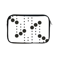 Black Circle Apple Ipad Mini Zipper Cases by Alisyart