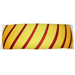 Yellow Striped Easter Egg Gold Body Pillow Case (dakimakura)