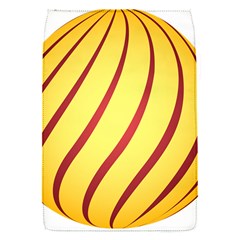 Yellow Striped Easter Egg Gold Flap Covers (s) 