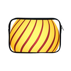 Yellow Striped Easter Egg Gold Apple Ipad Mini Zipper Cases by Alisyart