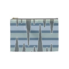 Cavegender Pride Flag Stone Grey Line Cosmetic Bag (medium) 