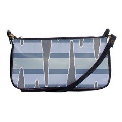 Cavegender Pride Flag Stone Grey Line Shoulder Clutch Bags