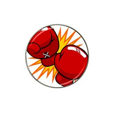 Boxing Gloves Red Orange Sport Hat Clip Ball Marker (10 Pack)