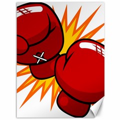 Boxing Gloves Red Orange Sport Canvas 36  X 48  