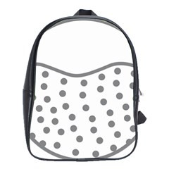 Cool Gel Foam Circle Grey School Bags(large) 