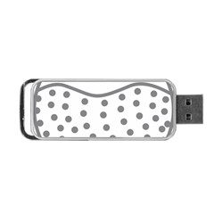 Cool Gel Foam Circle Grey Portable Usb Flash (one Side) by Alisyart