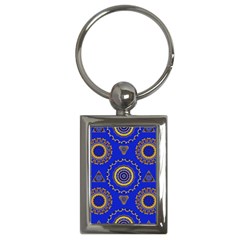 Abstract Mandala Seamless Pattern Key Chains (rectangle)  by Simbadda