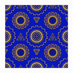 Abstract Mandala Seamless Pattern Medium Glasses Cloth