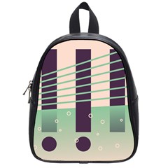 Day Sea River Bridge Line Water School Bags (small) 