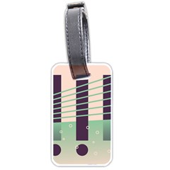 Day Sea River Bridge Line Water Luggage Tags (one Side) 