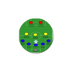 Field Football Positions Golf Ball Marker (4 Pack) by Alisyart