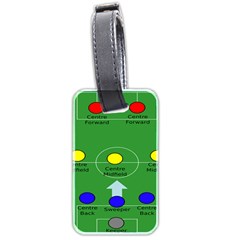 Field Football Positions Luggage Tags (two Sides)