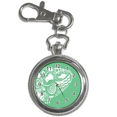 Fish Star Green Key Chain Watches by Alisyart