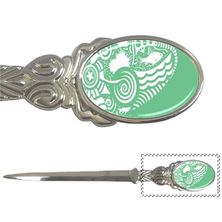 Fish Star Green Letter Openers