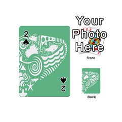 Fish Star Green Playing Cards 54 (mini) 