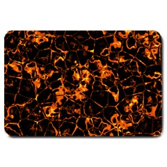 Fiery Ground Large Doormat  by Alisyart