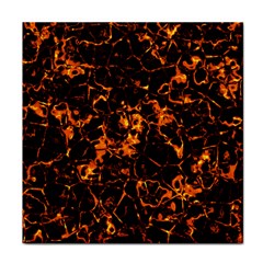 Fiery Ground Face Towel