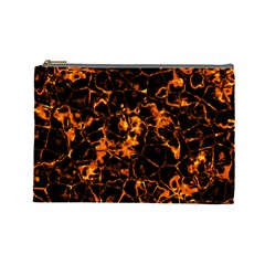 Fiery Ground Cosmetic Bag (large)  by Alisyart