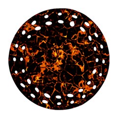 Fiery Ground Ornament (round Filigree)