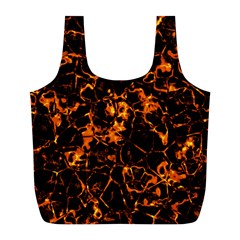 Fiery Ground Full Print Recycle Bags (l)  by Alisyart