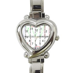 Formula Line Hubbard Model Applied Exist Heart Italian Charm Watch