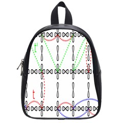 Formula Line Hubbard Model Applied Exist School Bags (small) 