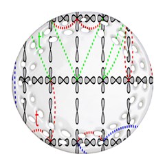 Formula Line Hubbard Model Applied Exist Ornament (round Filigree)